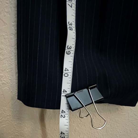 J. Crew Women's Size 4 Navy Pinstripe Favorite Fit Trousers Dress Pants - Picture 6 of 11